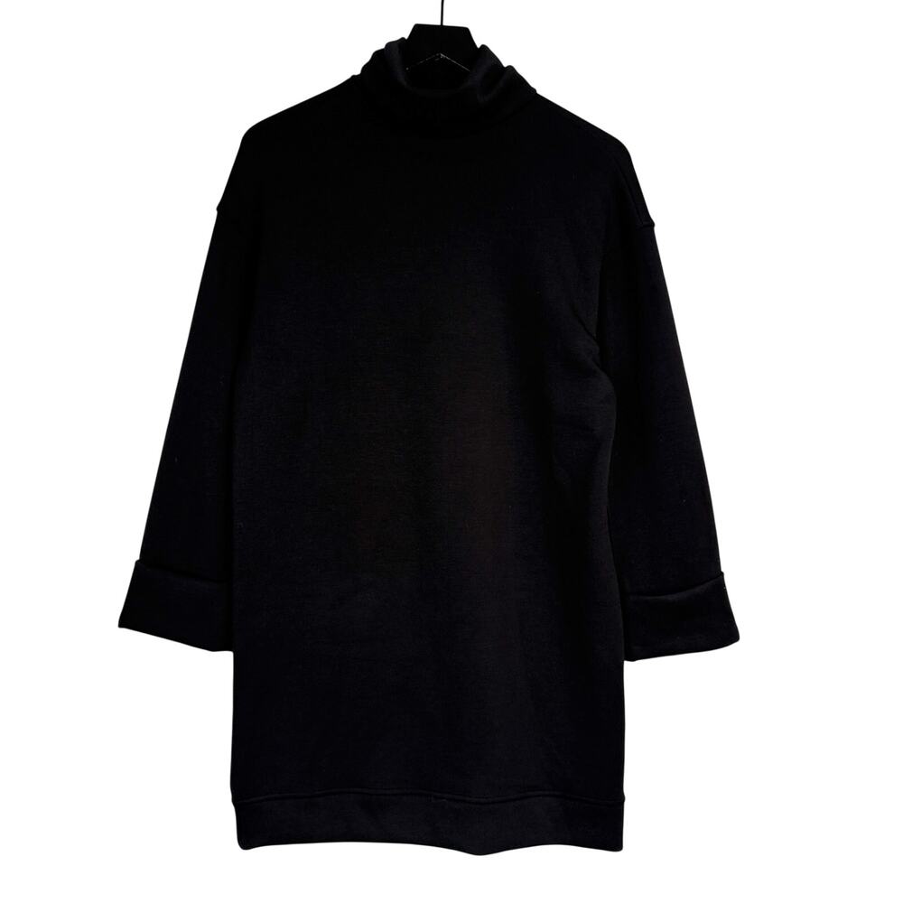 SPANX AirEssentials Turtleneck Dress Shift Black Mini $138 - S